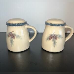 NORTHWOODS SALT AND PEPPER SHAKERS MINT